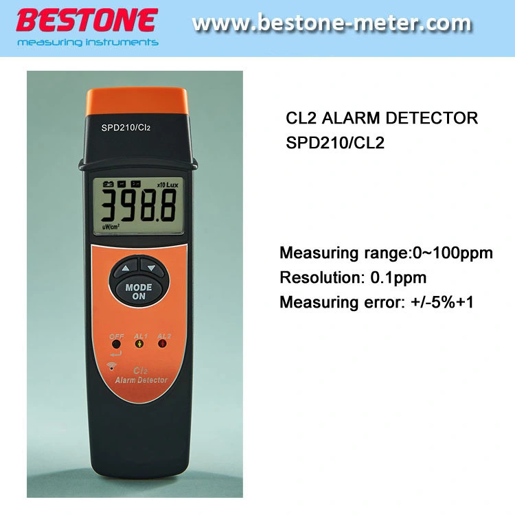 Portable Chlorine Gas Detector, Cl2 Tester, Chlorine Monitor F