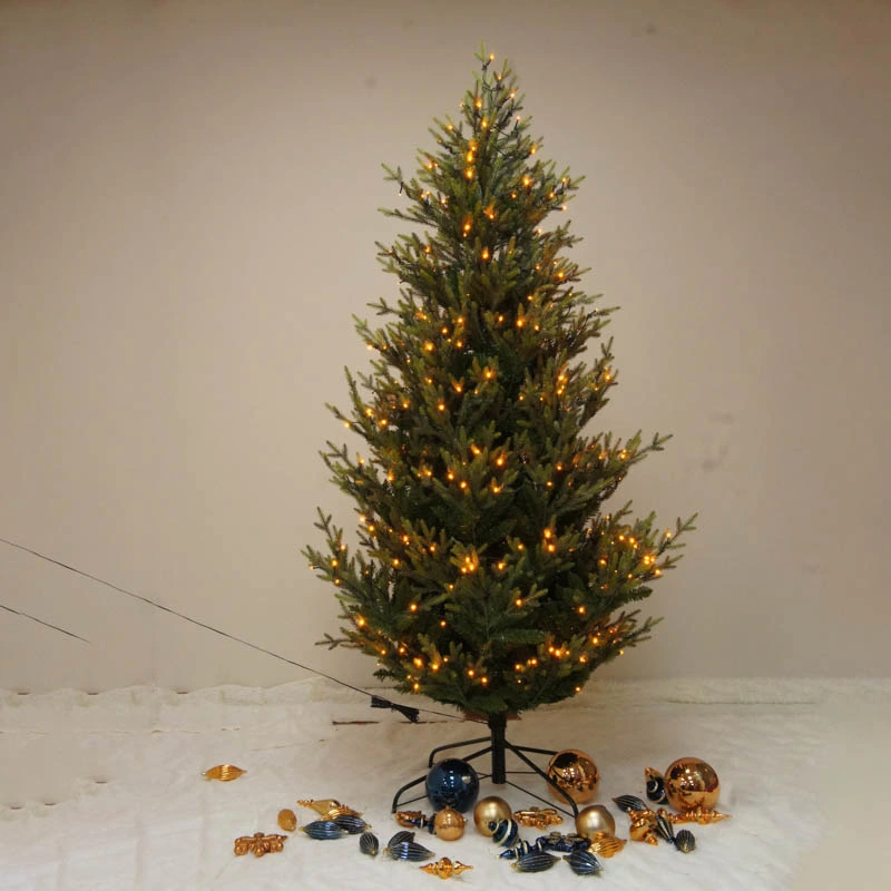 Custom ornamento de árbol de Navidad decoración de la luz artificial de 8 pies del árbol de Navidad