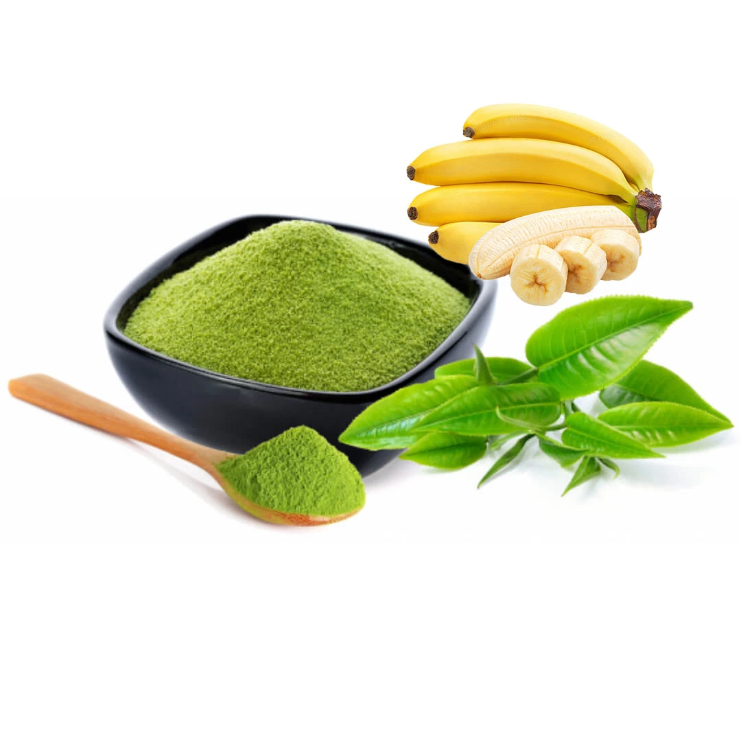 Banana Flavour Matcha Green Te Powder for Slimming Weight Loss Products