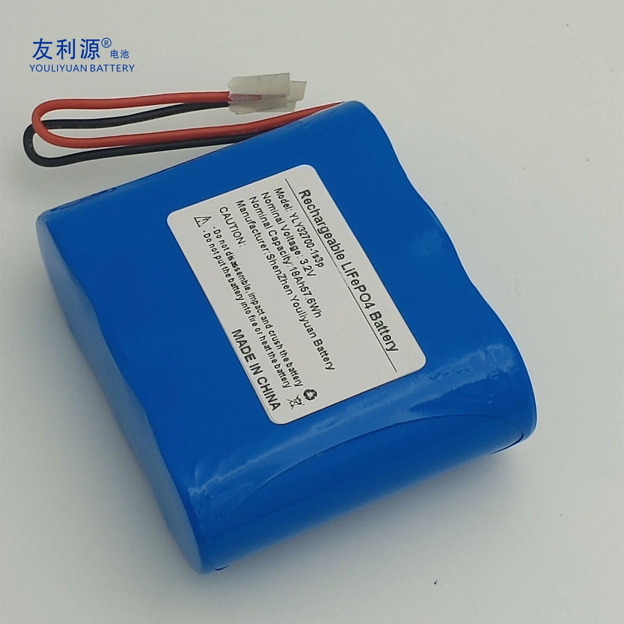 32700 1s3p Rechargeable LiFePO4 12V 3.3ah 3300mAh 3000mAh 3ah Lithium Battery Packs Power Battery for LED Light/Bluetooth Speaker