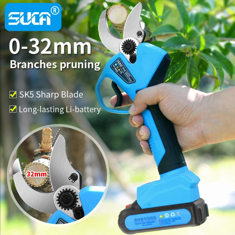Multi-Function Suca Lithium Battery Iron Scissors Stainless Steel Cordless Electric Metal Plate Shears Garden Pruning Shears