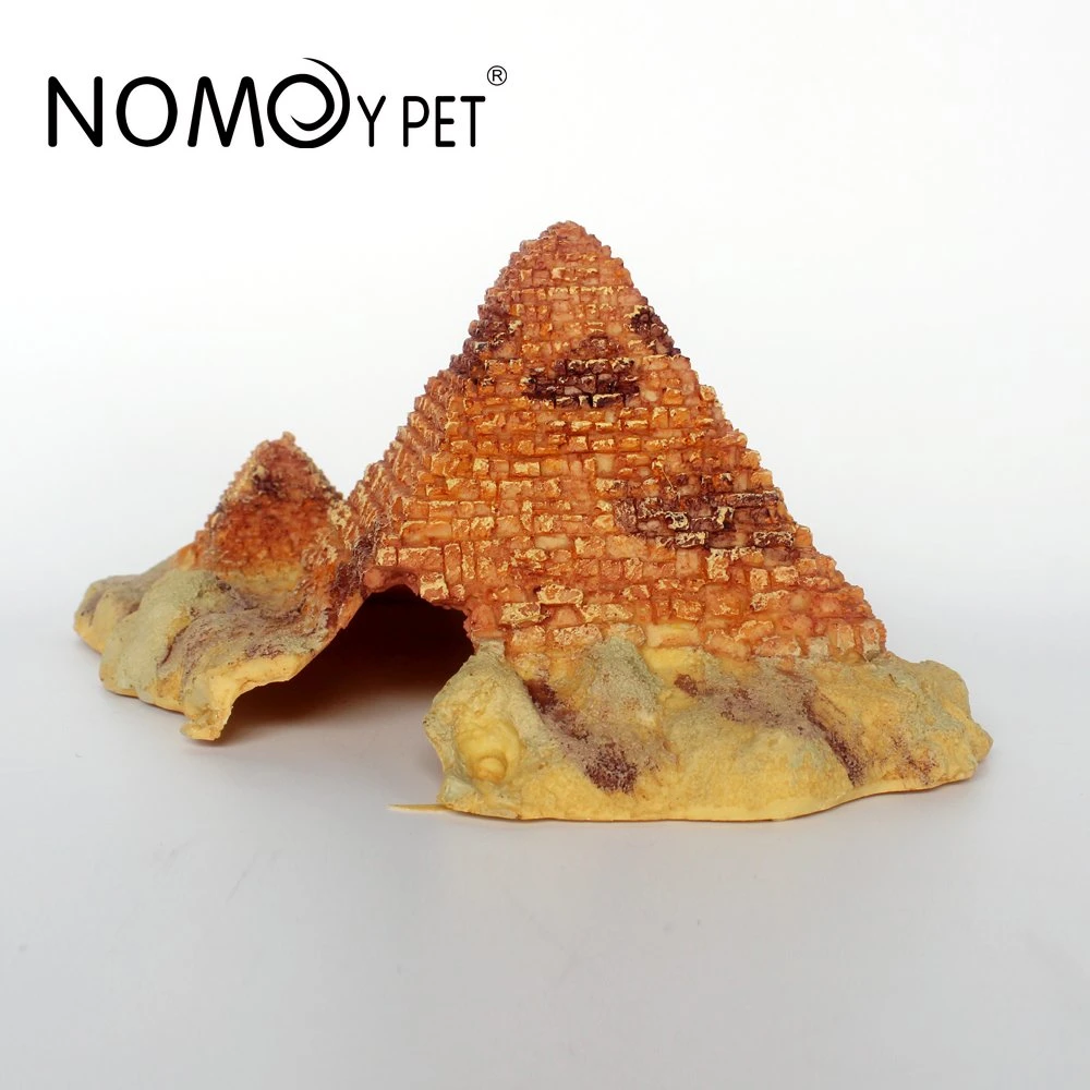 Nomoy Pet Resin Head Bone Skull Statue for Lizards Terrarium Reptile Hide Cave Aquarium Fish Tank Landscape