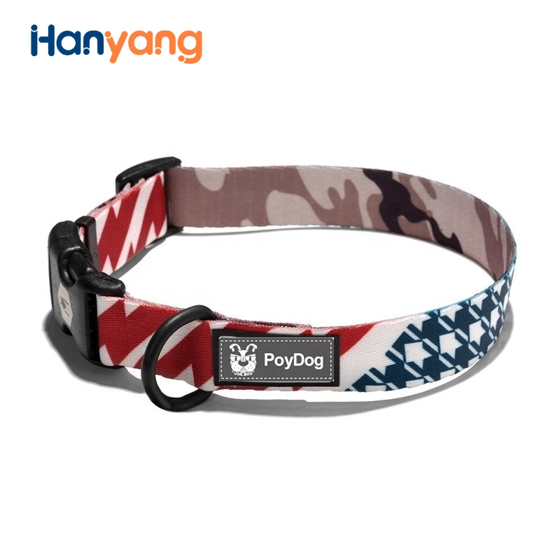 Hanyang beliebtesten Sublimation Druck Hundehalsband mit kundenspezifischen Design Großhandel/Lieferant Haustierbedarf