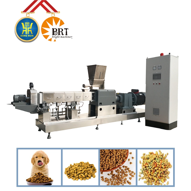 Dry Pet Food Manufacturing Machines Dog Feed Making Extruder Processing Line