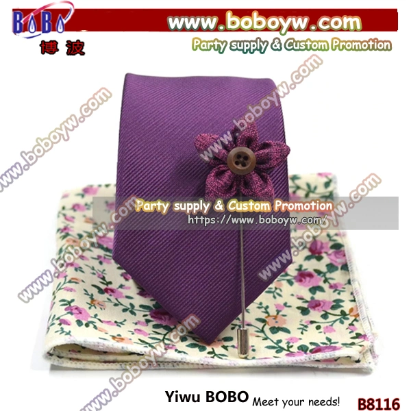 Faveur de Mariage Décoration de Noël cravate Polyester Neckwear Cadeau souvenir Articles-cadeaux (B8318)