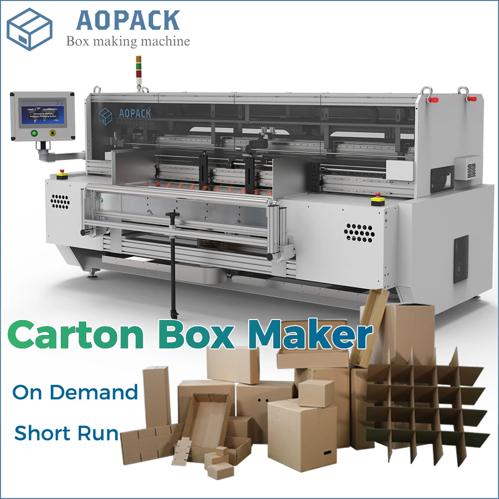 Aopack Modern Packaging Manufacturing Cardboard Corrugated Paper Carton Box Making Machine