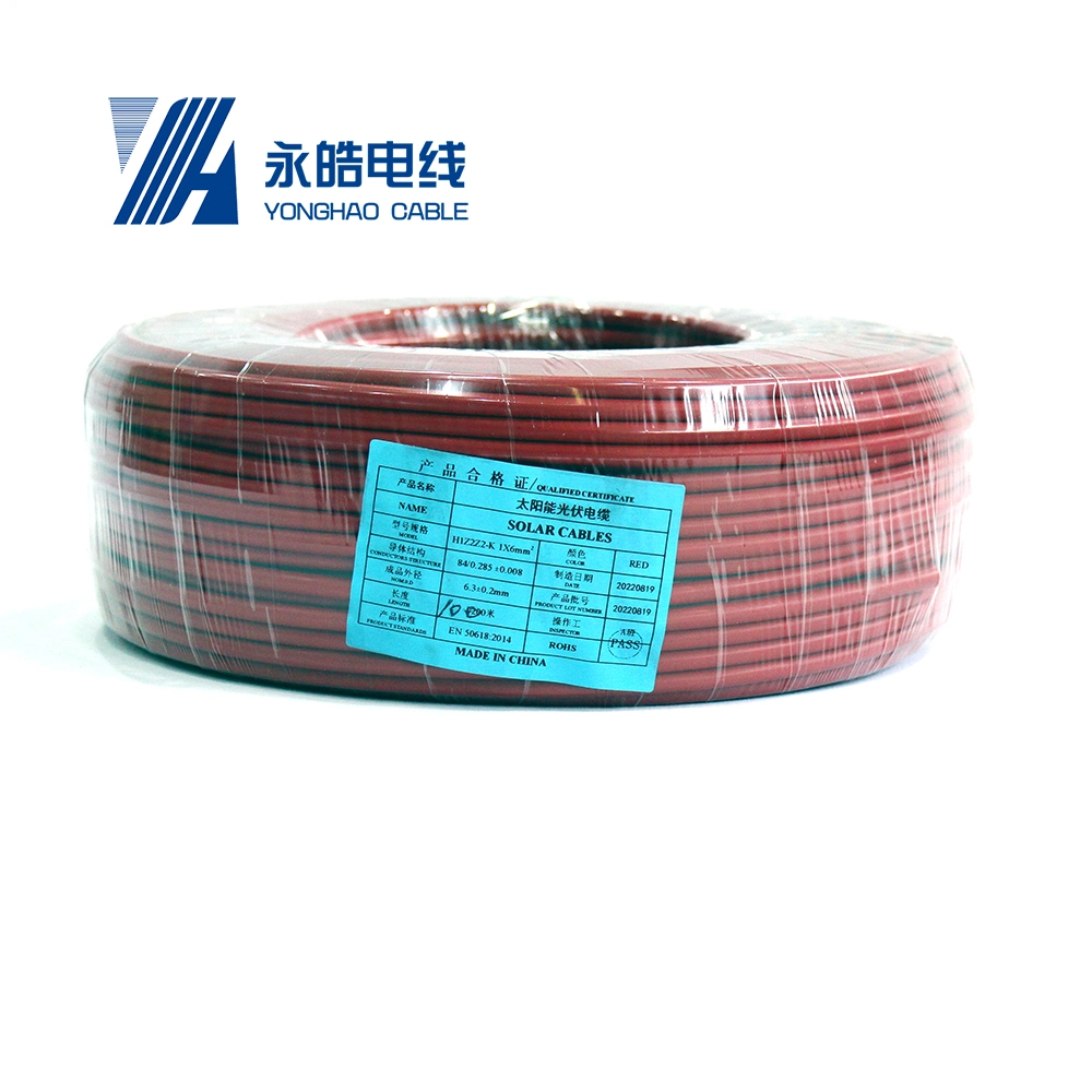 Preço de fábrica da China marca com certificação TUV PV1-F Multi-Model 4 mm 6 mm Cabo de cobre de alimentação elétrica solar PV DC para bateria/ Painel solar