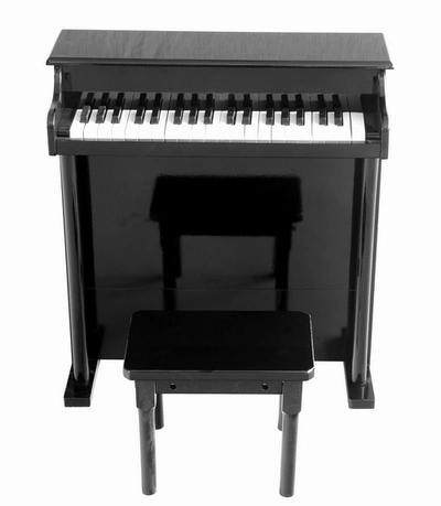 37 Key Upright Toy Piano with Piano Bench