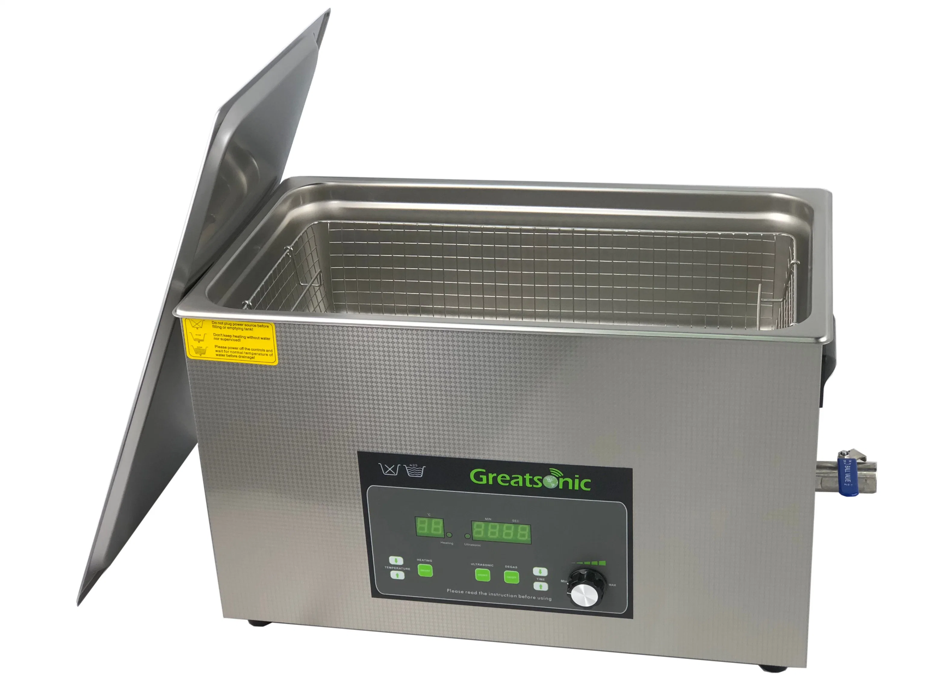 Kommerzielle Ultraschall-Waschmaschine mit einstellbarer Power Bench Top