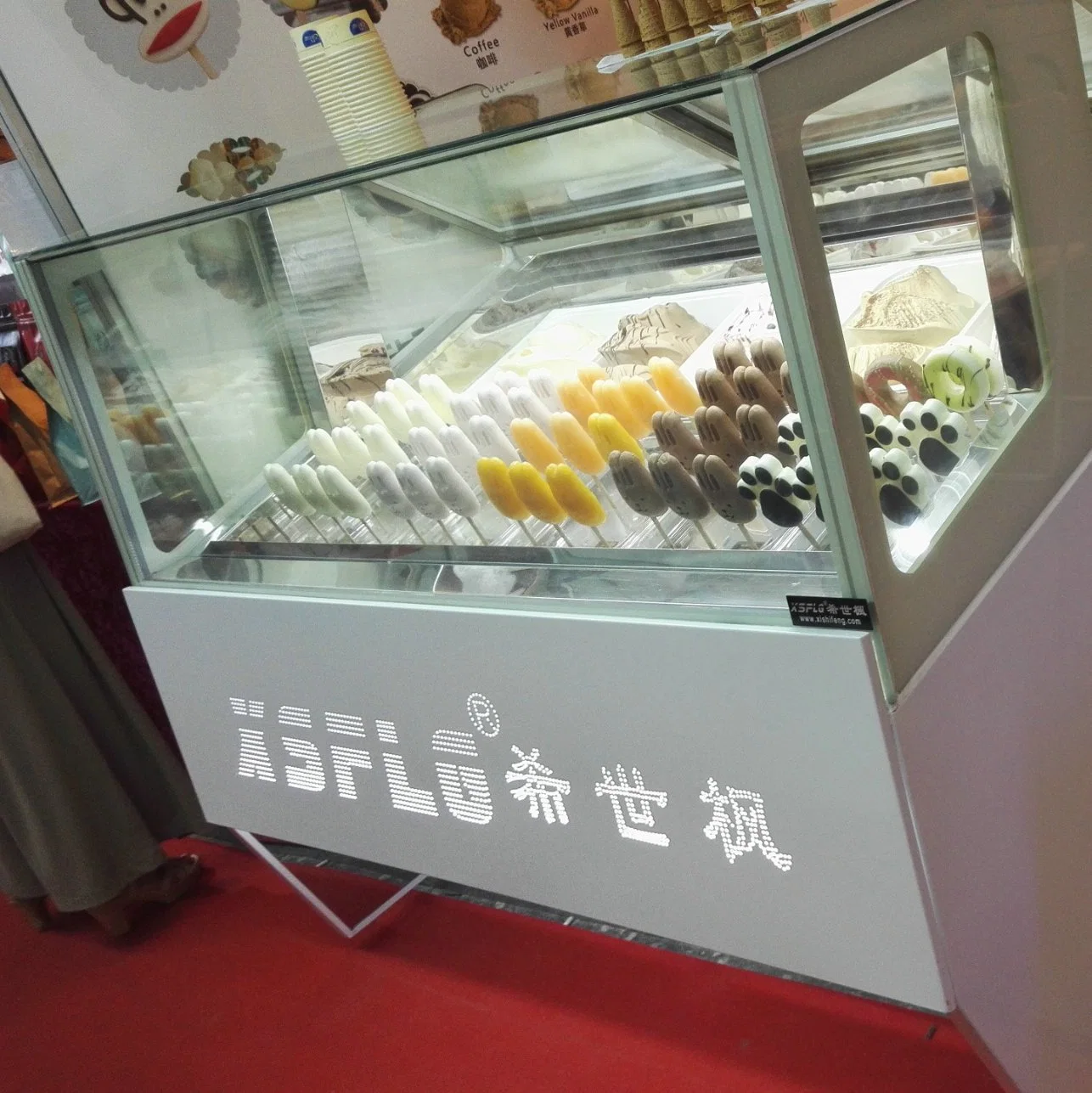 Top Quality Ice Cream Bar Parlour Refrigeration Equipment