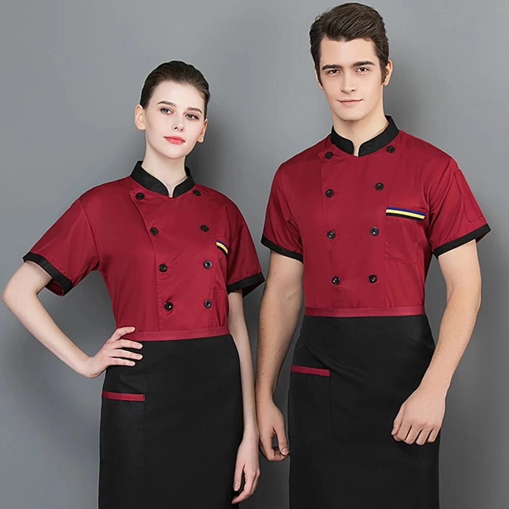 Hotel de alta calidad uniforme de cocinero jefe de la ropa de otoño e invierno