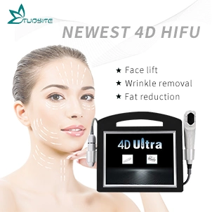 Portátil 2 en 1 Carving de radar HIFU una Prensa Max 12 líneas 4D HIFU Face Lift Body Slimming Machine