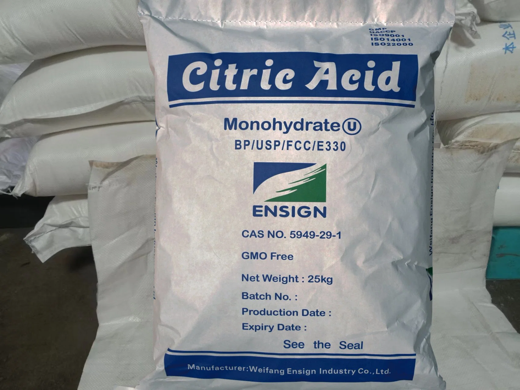 High Purity Organic Acid Citric Acid Monohydrate with Good Price