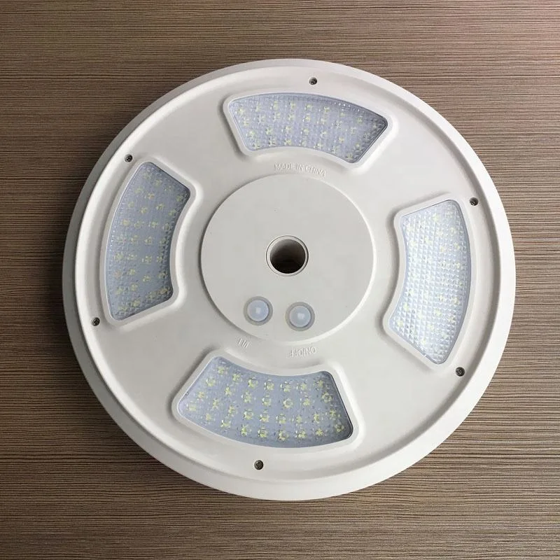 128 LED à prova de água bateria de lítio Exterior Camping Jardim Lanterna Solar Luz de sinaleiro