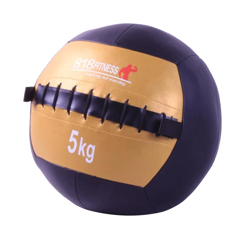 Venda por grosso de PU Fitness Academia de Medicina suave Parede Logotipo Cross-Training Bola Bolas de parede de treinamento personalizado