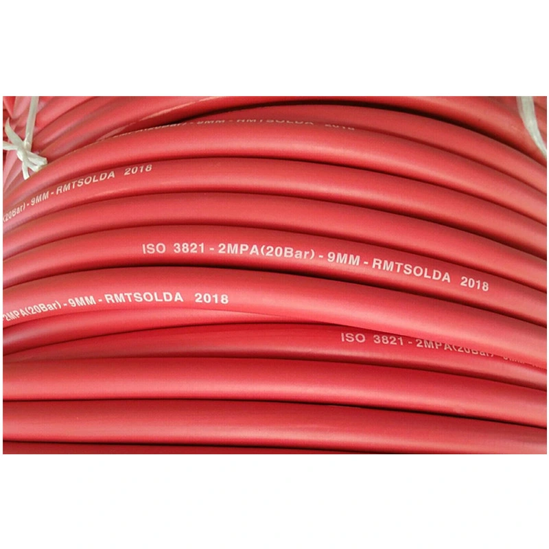 W. P 20bar Rubber Oxygen / Acetylene Hose for Steel Welding