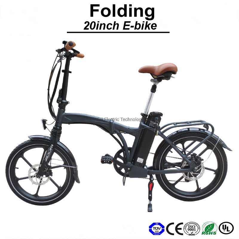 Ce 20" High Power Electric Folding Bike with Lithium Battery