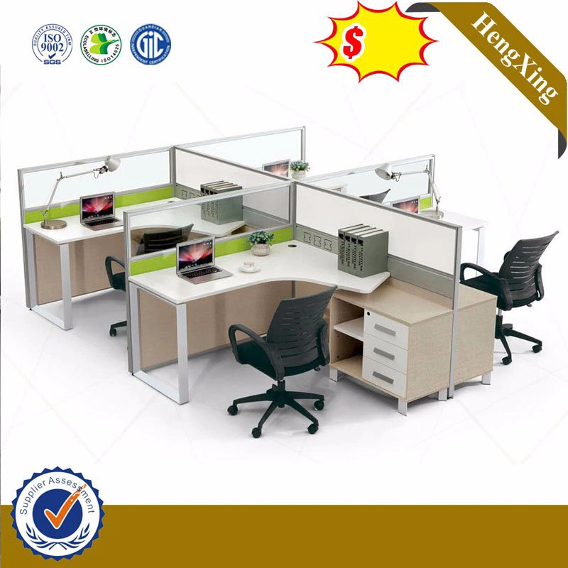 Большое рабочее пространство 4 Pax Office Computer Desk раздел персонала Офисная мебель для стола (HX-8N2311)