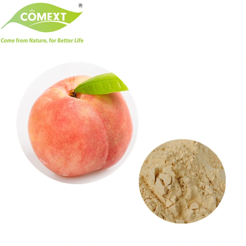 Fábrica de Comext Rendimiento de alta calidad/alto costo 100% Natural libre de materia prima de muestra Polvo de melocotón de fruta polvo de melocotón