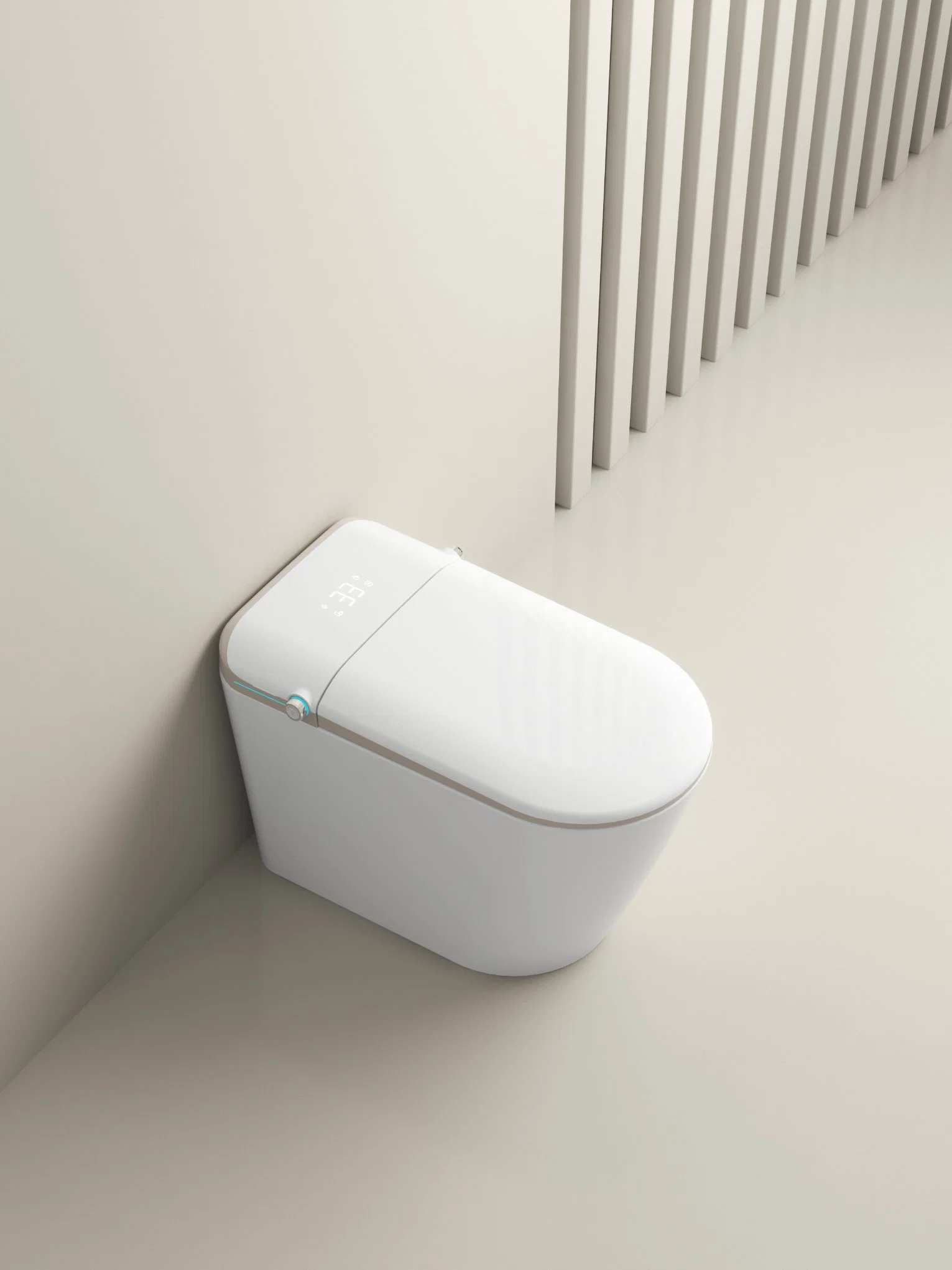 Siège chauffant intelligent pour toilettes chasse d'eau automatique