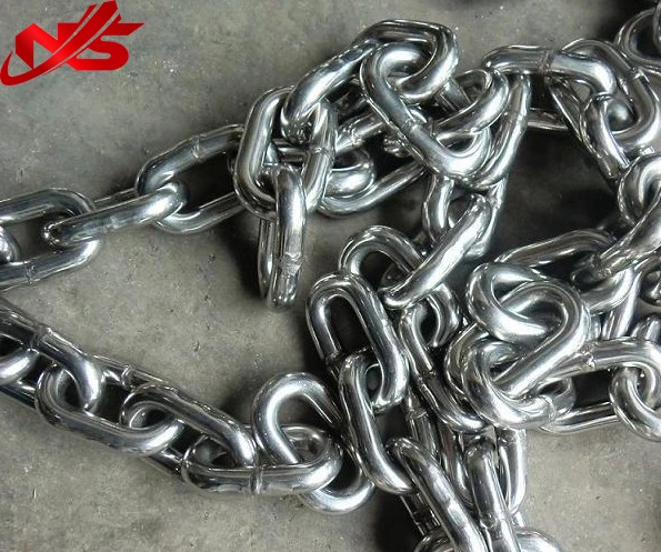 Welded Chain DIN766 Standard Short Link Chain Galvanized/Black/Primary Colour