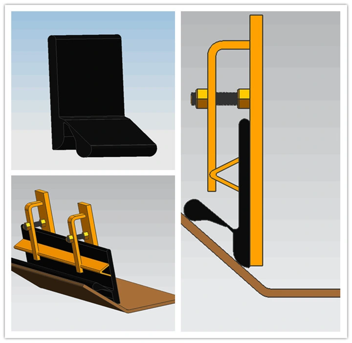 Modulare Stützsysteme für Skirtboard und Bandlaadzone