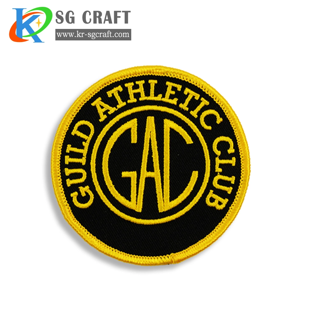 Custom Embroidered Patch Logo Leather Laser Print Badges Factory Price