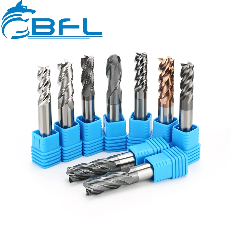 Bfl D14*45*D14*100-4f 4flutes Solid Carbide Milling Cutter Fresa for Metal/Steel/Iron in Stock HRC45/55/65