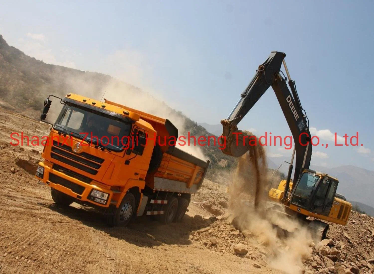 Os Caminhões de despejo Truck 30 ton, 40 Ton Shacman H3000 340hp Transporte de Pedra