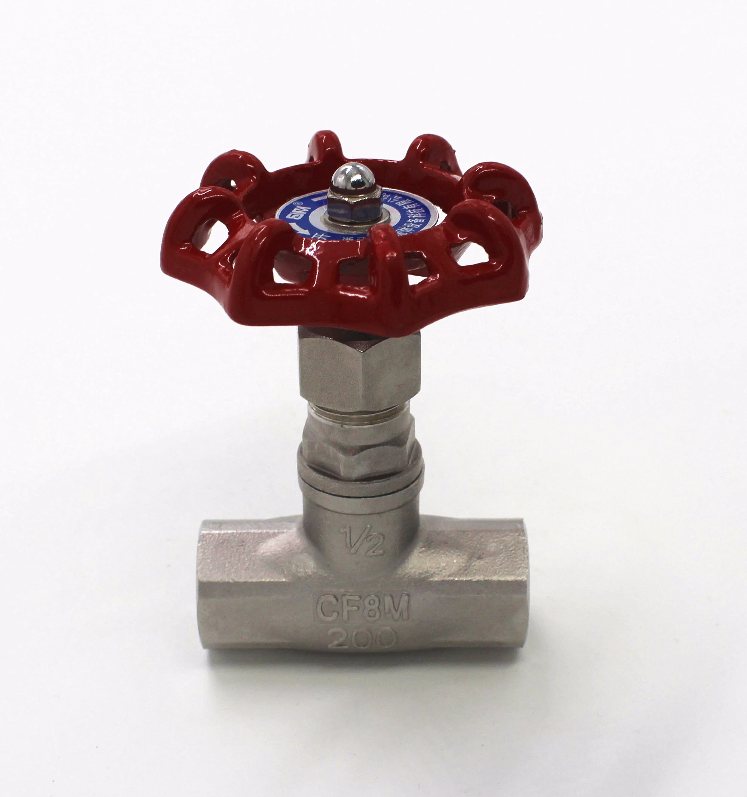 Superior Quality 3" Stainless Steel CF8 Threaded Bsp Industrial Cut-off Globe Valve