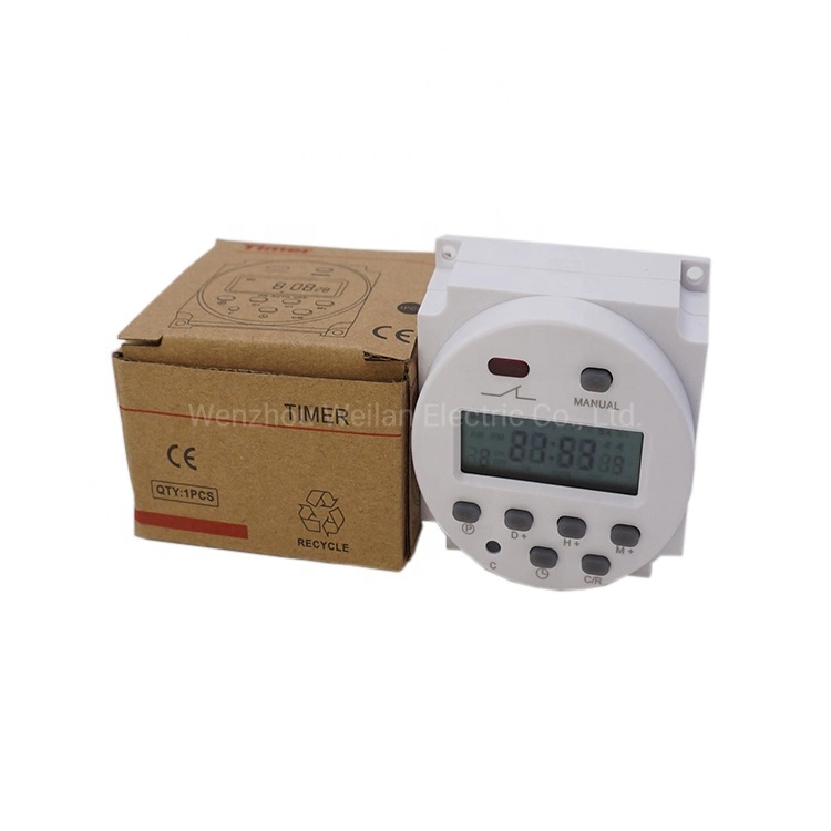 Digital LCD Power Timer Weekly Programmable Electronic Time Relay Switch 16A Cn101A Weekly