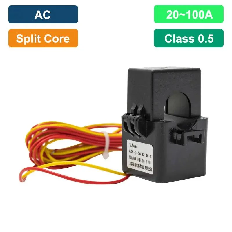 Low Voltage High Accuracy Split Core Current Transformer 100A/20mA