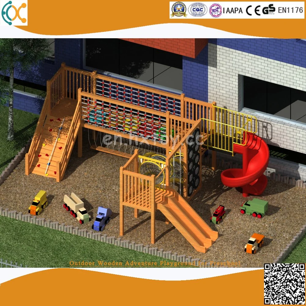 Outdoor Adventure Wooden Play Equipment for Children