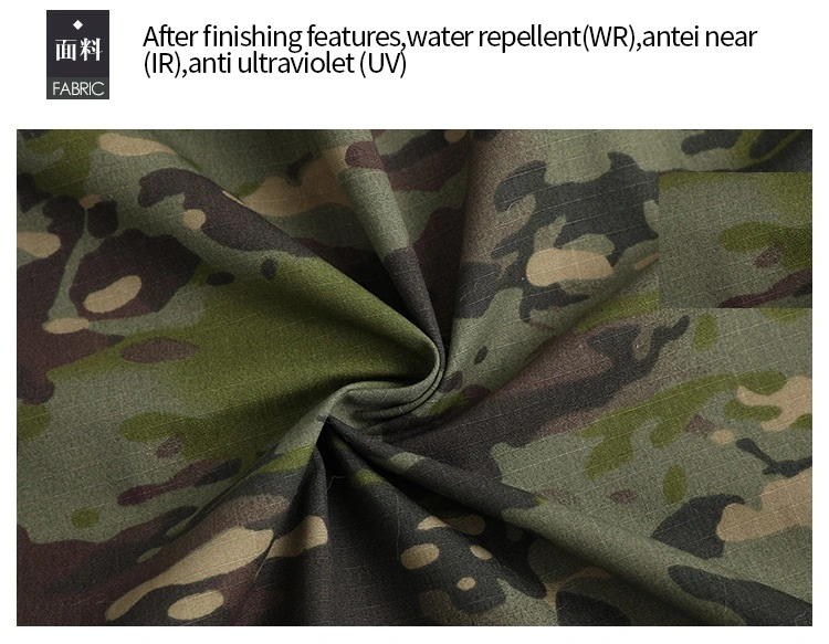 65% Polyester 35% Cotton Blend Woven Army Print Camouflage Military Uniform Fabric