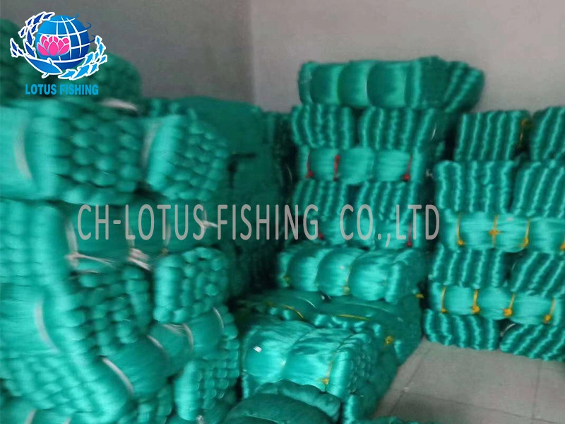 China barata buena calidad de polietileno (PE/KURALON) Multifilament tejer Red de pesca