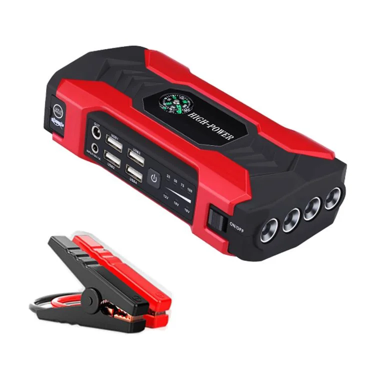 Automobile 4USB Interface Mobile Phone Battery Charger 18000mAh Automobile Start Power Supply Lithium Batteries