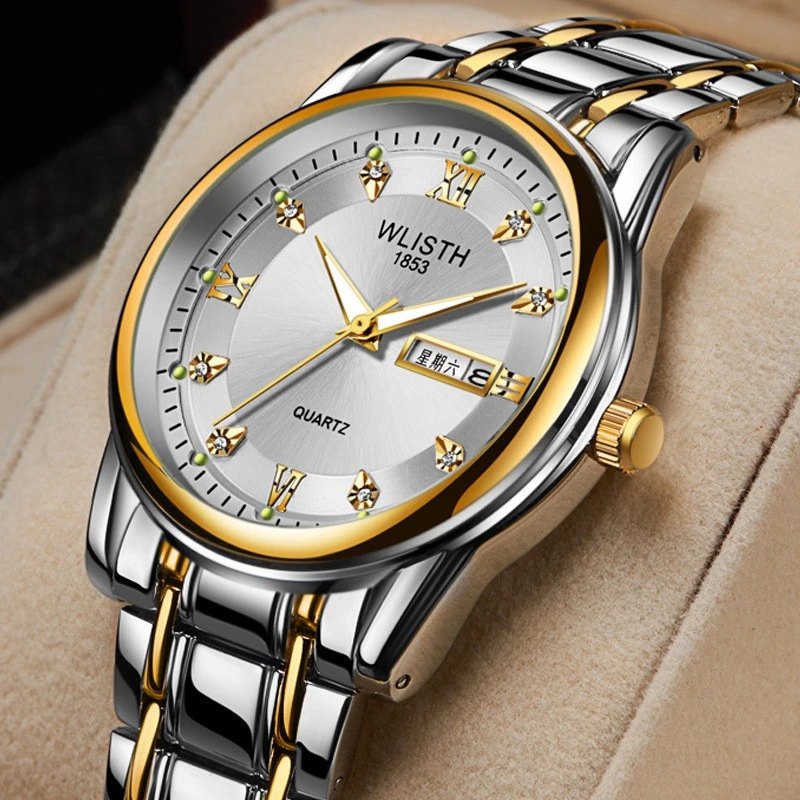 Hot Sale Quartz Watches Waterproof Fashion Couple Watch Women Stainless Gift Watches