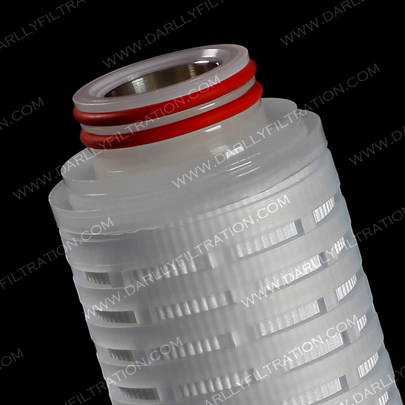 Darlly High Performance Polypropylene PP Pleated Filter Cartridge for Water Treatment Process Separation Purification