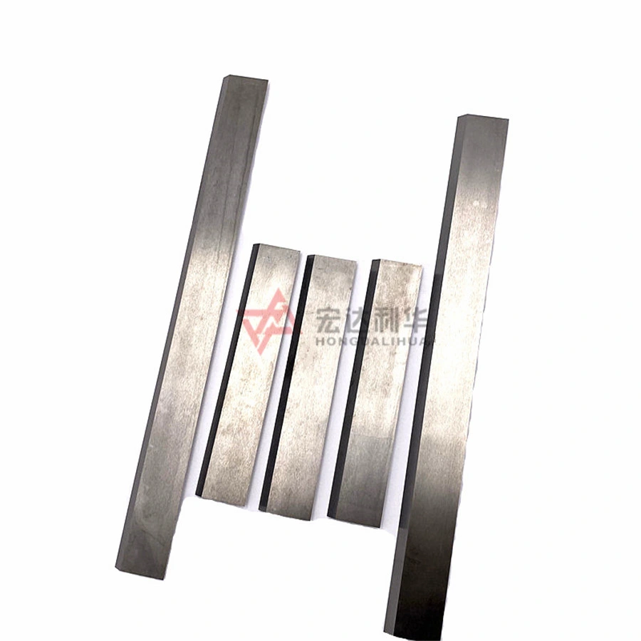 Tungsten Carbide Blade in Rectangular Shape with High Accuracy Cutting Edge