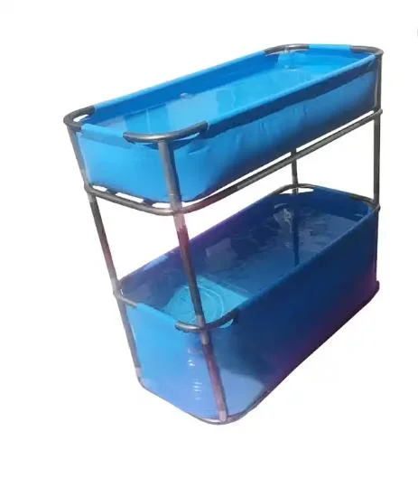 Wide Application Range Large Storage Capacity Foldable and Environmentally Friendly PVC Tarpaulin Steel Pipe Bracket Fish Pond