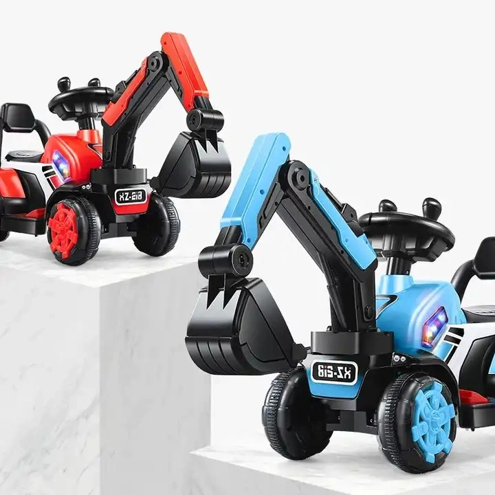 Original Factory New Innovative Funny Construction Truck Toy Engineering Vehicles Kids Ride on Car Plastic Electric Toy Excavator