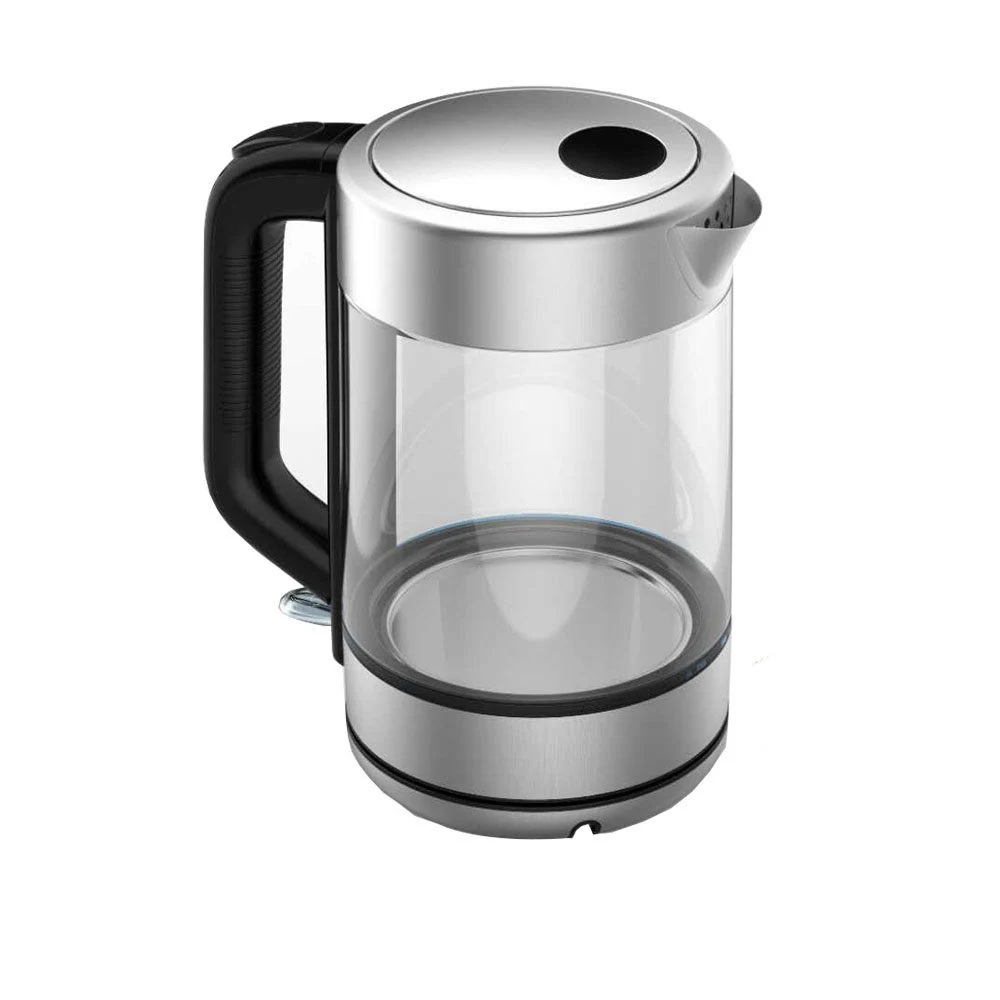 Multifunction Stainless Steel Open Lid Button 1.7 Litre Electric Hot Fast Glass Water Heater Kettle