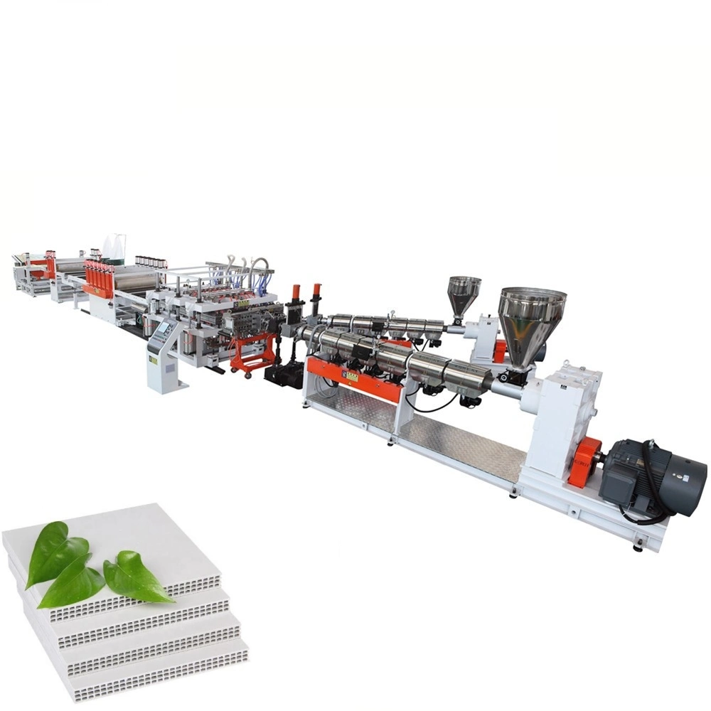 ماكينة إنشاء/خط بروز PP/PE/PC Hollow Construction Formwork Forming Machine/Extract Line