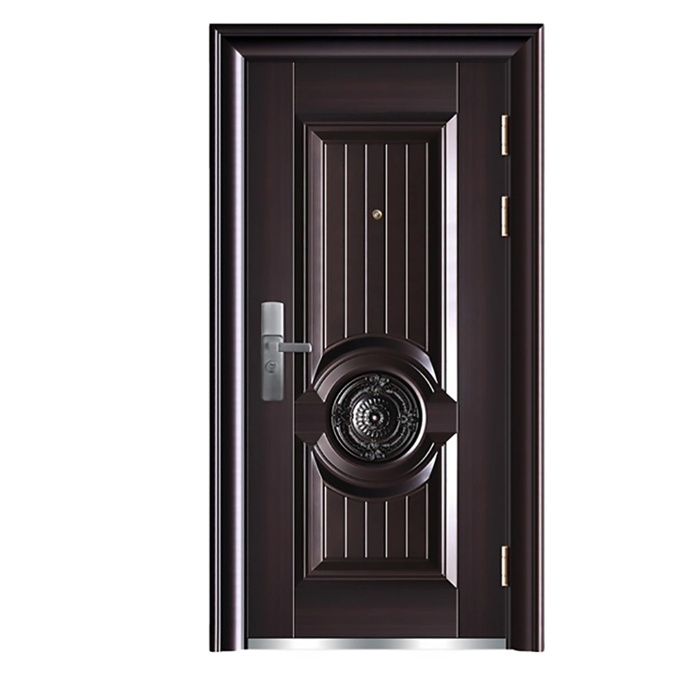 Pivot Wood and Glass Entry Extrance Modern Front Brass Glass Folding Brass Exterior Security Steel / Aluminum / Metal Door