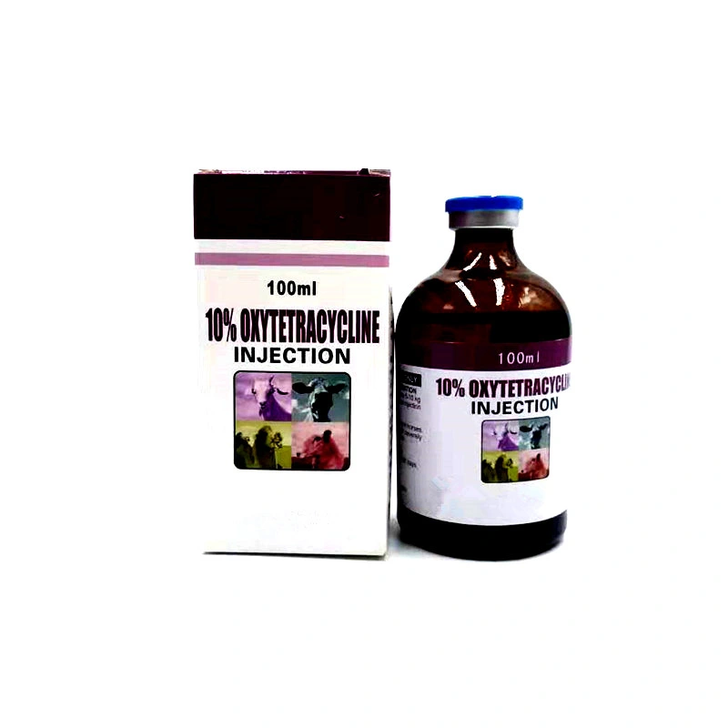 Inyección de la oxitetraciclina Ox Use GMP de inyección de la Medicina Veterinaria de Nivel de 100ml