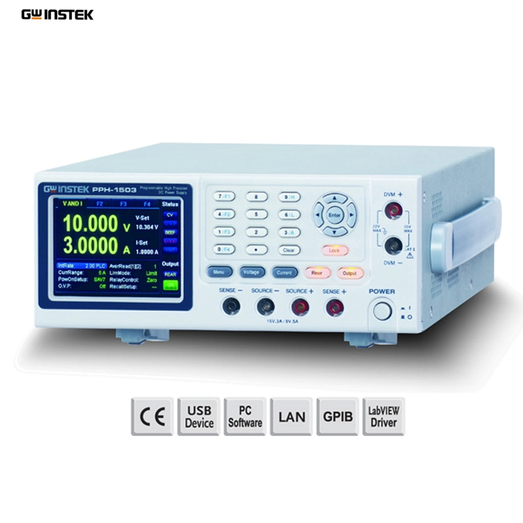 Gwinstek Programmable High Precision Linear DC Power Supply Pph-1506D Pph-1510d