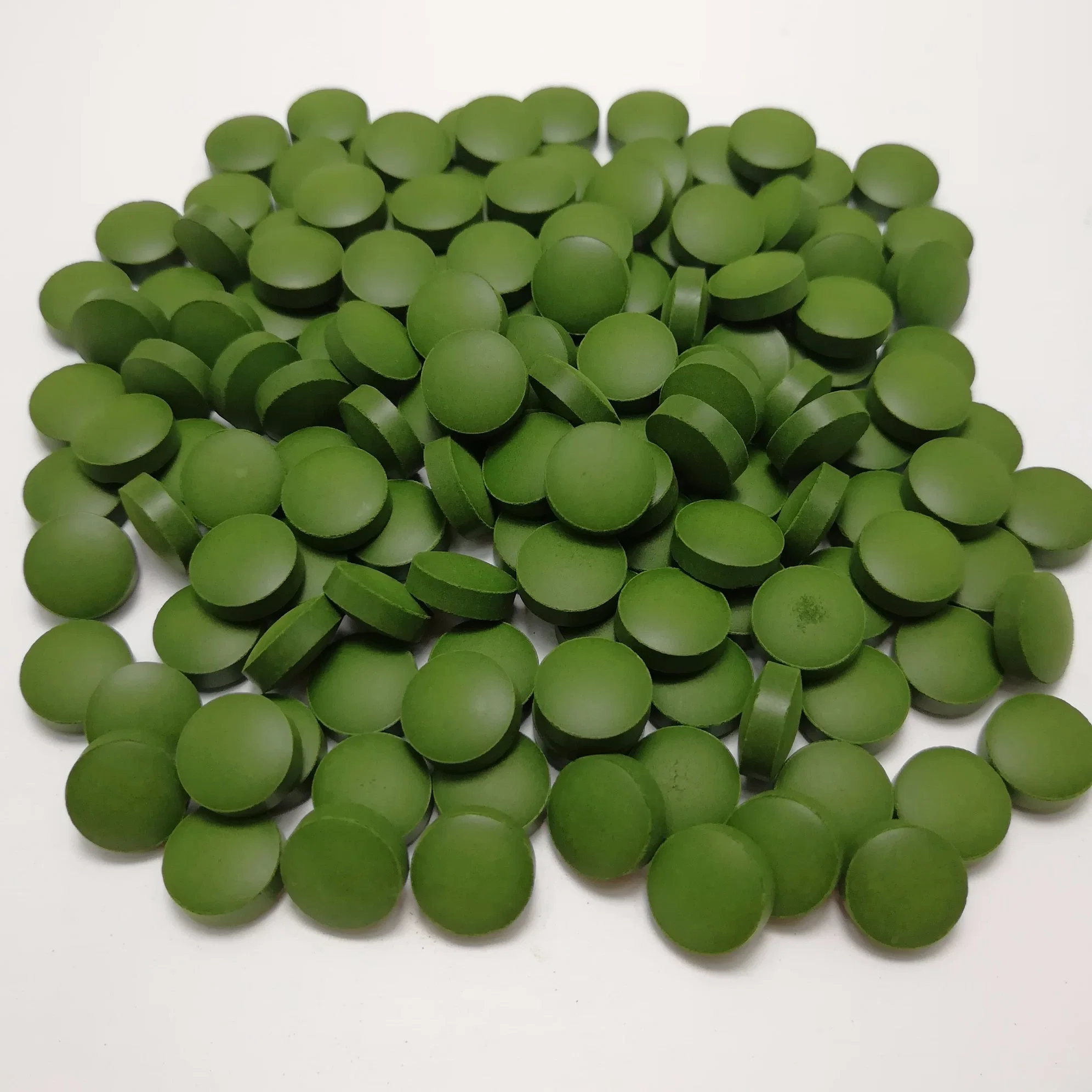 Los aditivos alimentarios alimentos saludables multa alga verde Chlorella Tablet