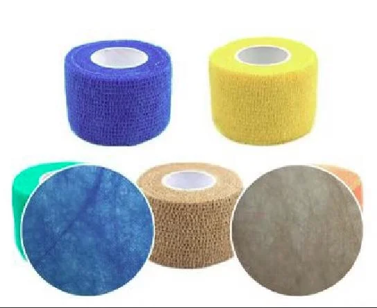 Cohesive Bandage Selbstklebend 2,5 cmx5 cm 35GSM Brwon Farbe