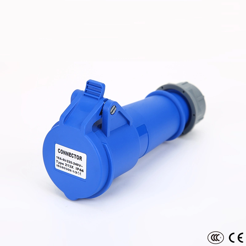 New Type Mobile Industrial Plug and Socket Connector 16A IP44 2p+E