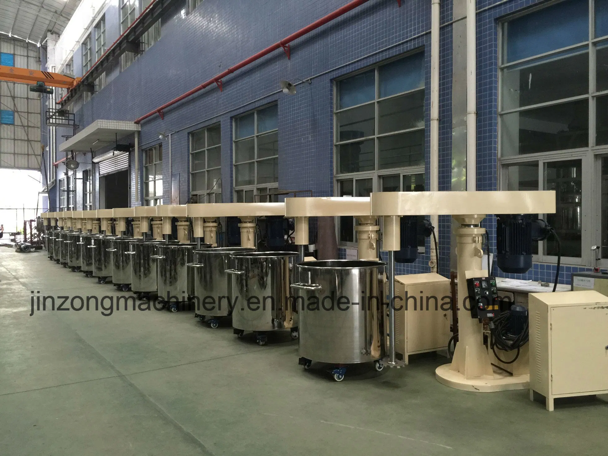 Glue/Printing Ink/Paint Making Machines Stainless Steel Paint Mixer Production Machine Price